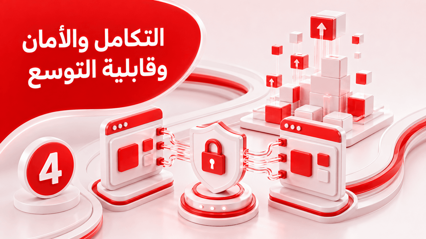 التكامل والأمان وقابلية التوسع