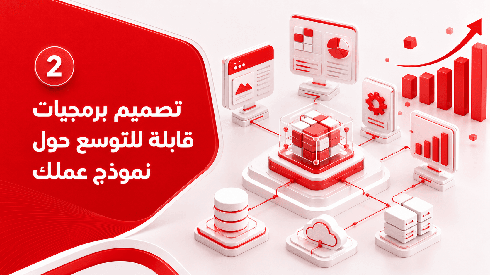 تصميم برمجيات قابلة للتوسع حول نموذج عملك